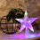 Christmas Tree Topper Lights Plastic Warm White 2 Pcs 8