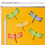 Dragonfly Mini Fridge Magnets Creative 5 Pack 7