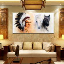 And American Native Horse Wallpaper Home Decoration Bedroom Wall Decoration