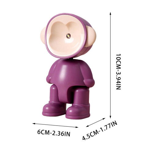 Mini luminária noturna de macaco com LED e USB, 10x5x5 cm (4x2x2 polegadas) 1