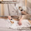 Handheld Garment Steamer 1050W 2-in-1 with Rotatable Handle 4