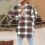 Dame Oversized Ternet Flannel Jakke Rød XXL 4
