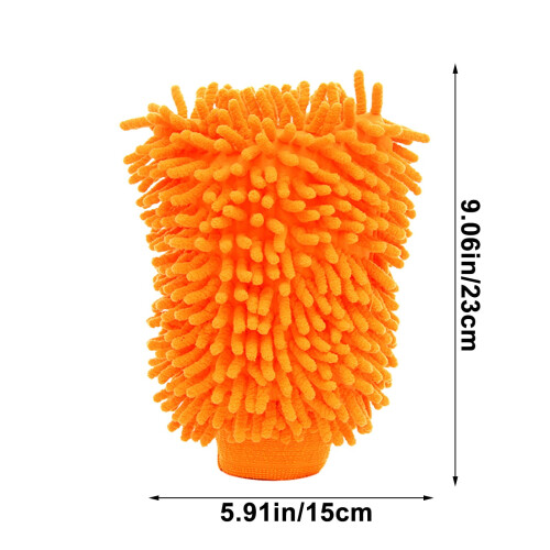 Car Wash Mitts Double Sided Soft Absorbent Gloves for Car 1