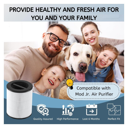 Oransi Mod Jr. True HEPA + Activated Carbon Filter 1 Pack 1