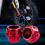Motorcycle Front Fork Sliders CNC Aluminum Red 2 Pack 7