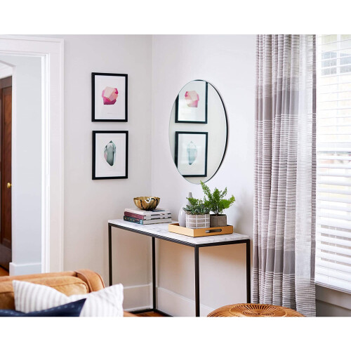Round Mirror Frameless 30" x 30" Polished Edge 1