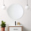 Round Mirror Frameless 30" x 30" Polished Edge 4