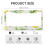 Watercolor Lemon and Green Leaves License Plate Frames 3