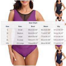 Costum de baie dintr-o singură piesă pentru femei, croială slim, culoare uni