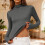 Damen-Rollkragenpullover, langärmlig, figurbetont 6