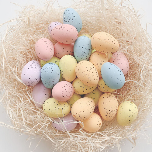 Easter Eggs Plastic Assorted Colors 36PCS 1