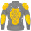 Motorcycle Jacket Inserts Shock Absorption Pads Set 5 Pieces 8