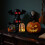 Halloween LED handheld lantern battery-powered portable 4
