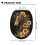 Toilettendeckelbezug mit Sonnenblumenmuster und Pferd, oval, mit elastischem Rand 5