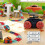 Race Track Set with LED Car and Interchangeable Shells 6
