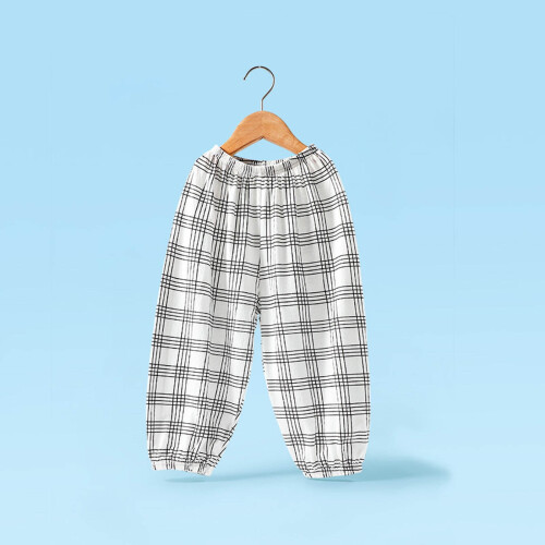 Beollynier Kids Polka Dot Breathable Long Pants 1