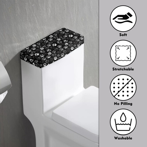 Koiran tassut WC-säiliön kansisetti, 2 osaa 2
