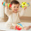Κουδουνίστρες Παιχνίδια Sensory Montessori 3 τεμάχια Σιλικόνη χωρίς BPA 2