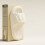 Damesdoucheslippers beige, antislip, sneldrogend en comfortabel. 6