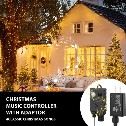 Grøn mini julelyskæde 200-LED 66 fod 2