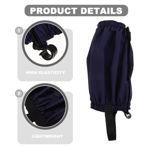 Hiking Gaiters Rain and Snow Boot Covers 1 Pair 2