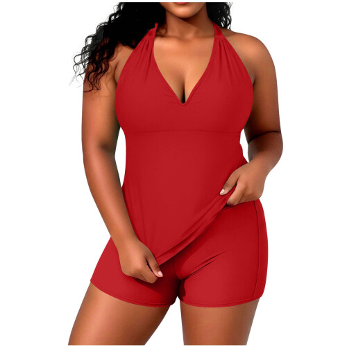 Top de biquíni plus size feminino com alças ajustáveis 1