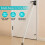 Door Stopper Security Bar Sliding Hinged Adjustable White 4