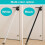 Door Stopper Security Bar Sliding Hinged Adjustable White 6