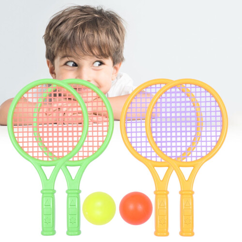 Tennis Racket Set Yellow for Boys Beach Use 2