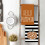 Pumpkin Fall Kitchen Towel Orange Polka Dot Stripes 6