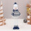 Santa Claus Plush Figurine Standing Decoration 7