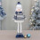 Santa Claus Plush Figurine Standing Decoration 8