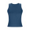 Damen-Tanktop mit Rippstrick, Rundhalsausschnitt, einfarbig, 1 Stück 1