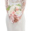 Artificial Rose Bridal Bouquet White Light Peach 7