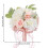 Artificial Rose Bridal Bouquet White Light Peach 8