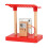 Wooden Train Set with Station Platform and Bridge for Ages 2