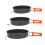 Nonstick Camping Frying Pan Portable Foldable 10-inch 5