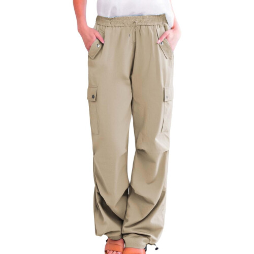Women's Soft Stretch Straight Leg Cargo Pants 1 pair 1