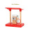 Wooden Train Set with Station Platform and Bridge for Ages 8