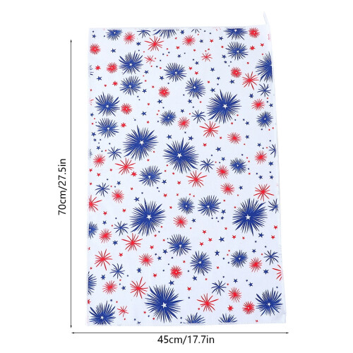 Polyester Dish Drying Towel Independence Day Festive 2