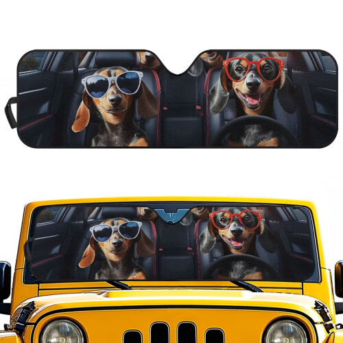 Windshield Sun Shade for Jeep Wrangler JL/JLU and Gladiator 1