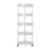 5-Tier Slim Bathroom Storage Cart with Wheels 2