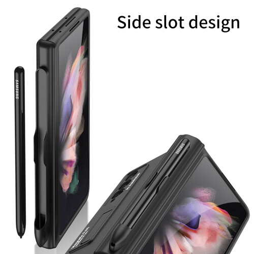 Samsung Galaxy Z Fold3 Hülle mit S Pen Halterung Grau 1
