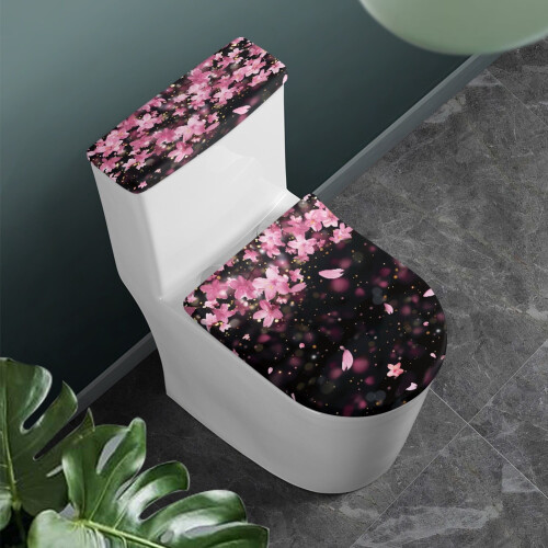 Støvbeskytter til toilettank, 2 dele, Cherry Blossom 1