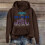 Damen-Kapuzenpullover mit Buchstabenprint, Kaffee, Größe S 3