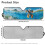 Ocean Beagle Windshield Sun Shade for Jeep Wrangler TJ JK 5