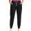 Women's Painter Pants Black Stretch Fit Elastic Waist 5
