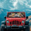 Giraffe Windshield Sun Shade for Jeep Wrangler TJ JK JL 3