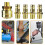 Brass Air Coupler and Plug Kit 10 pcs 1/4 inch BSP 6