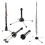 FEAMOS Foldable Clarinet Stand Base 4-Leg Portable 2
